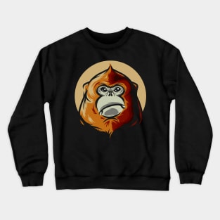 Golden Snub Nosed Monkey Crewneck Sweatshirt